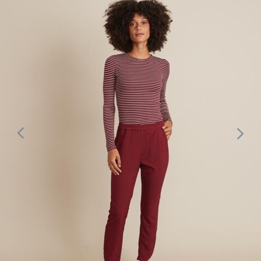 Marine Layer Allison Pants cabernet XL